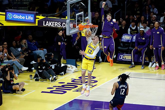 湖人轻取奇才三连胜 拉拉维亚防守亮眼助球队取